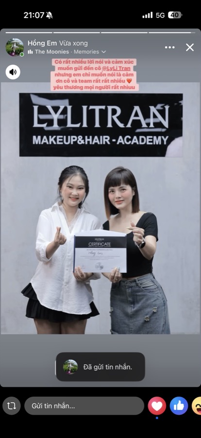 Phản hồi của học viên Hồng Em